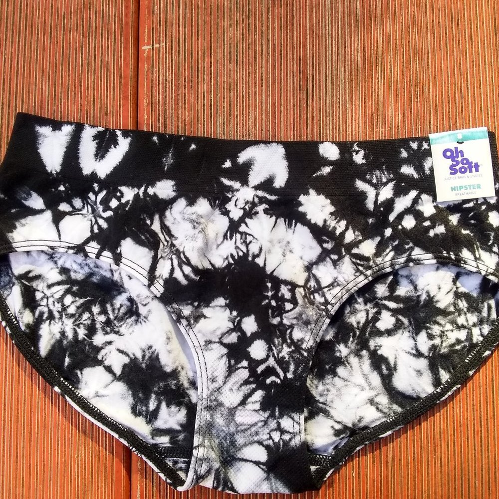Justice Oh So Soft size 8 hipsters panties